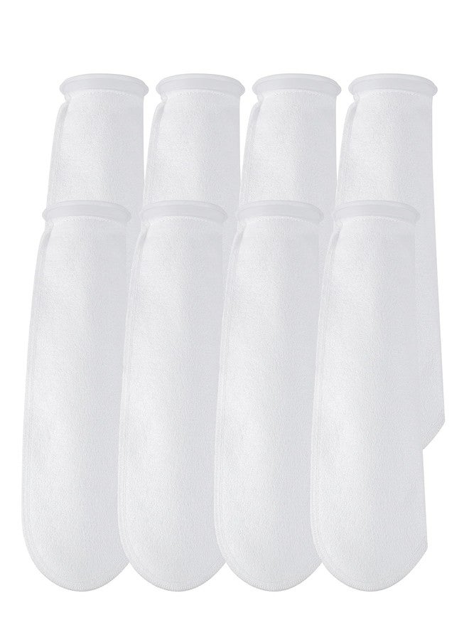 AQUA KT 200 Micro Felt Filter Bag Aquarium Filter Sock for Fish Tank, 14 Inch Length, 4 Inch Ring Diameter, Pack of 8 - Image 1